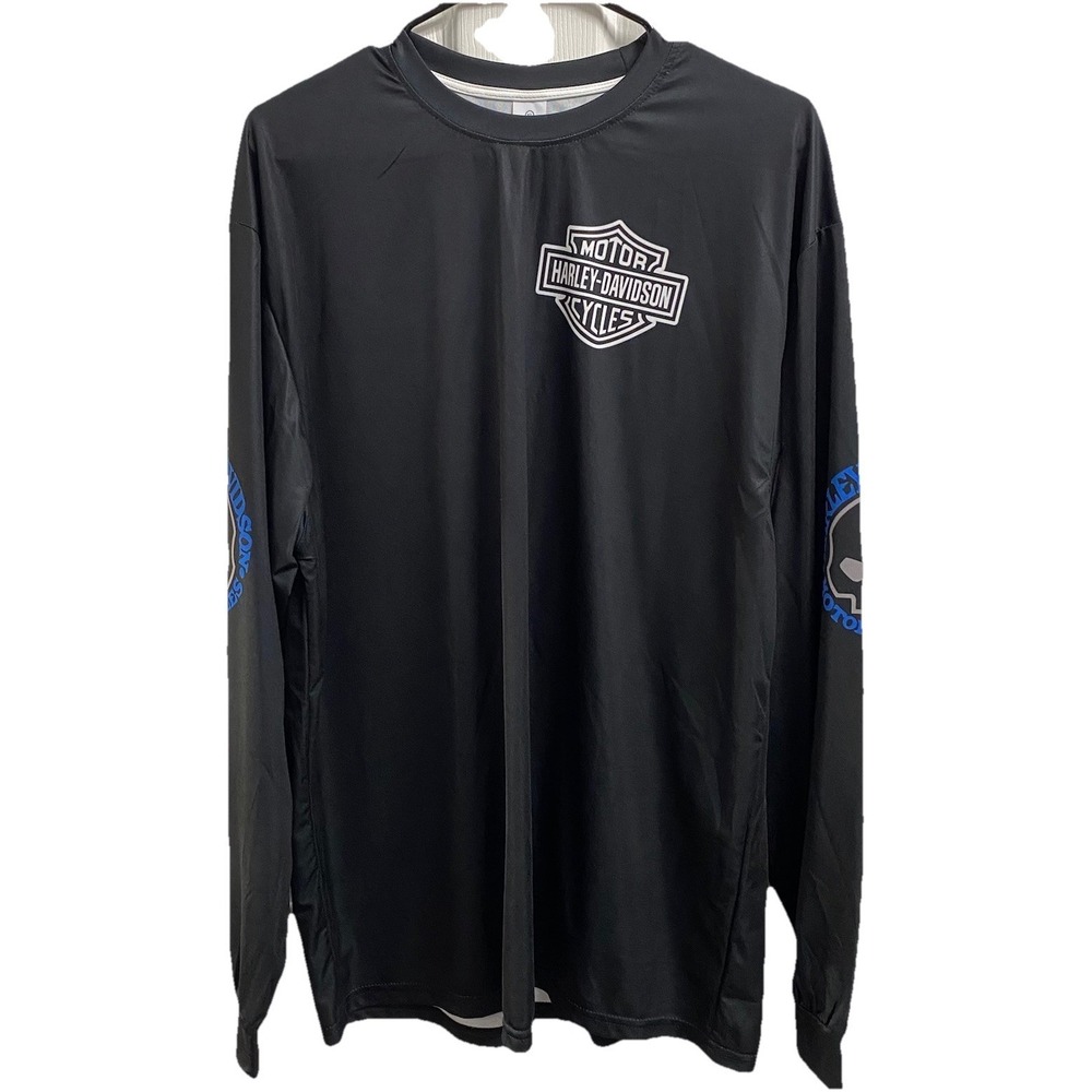 Garment One Harley-Davidson Men's‎ 3D Printed Longsleeve Polyester Shirt Sz. XL